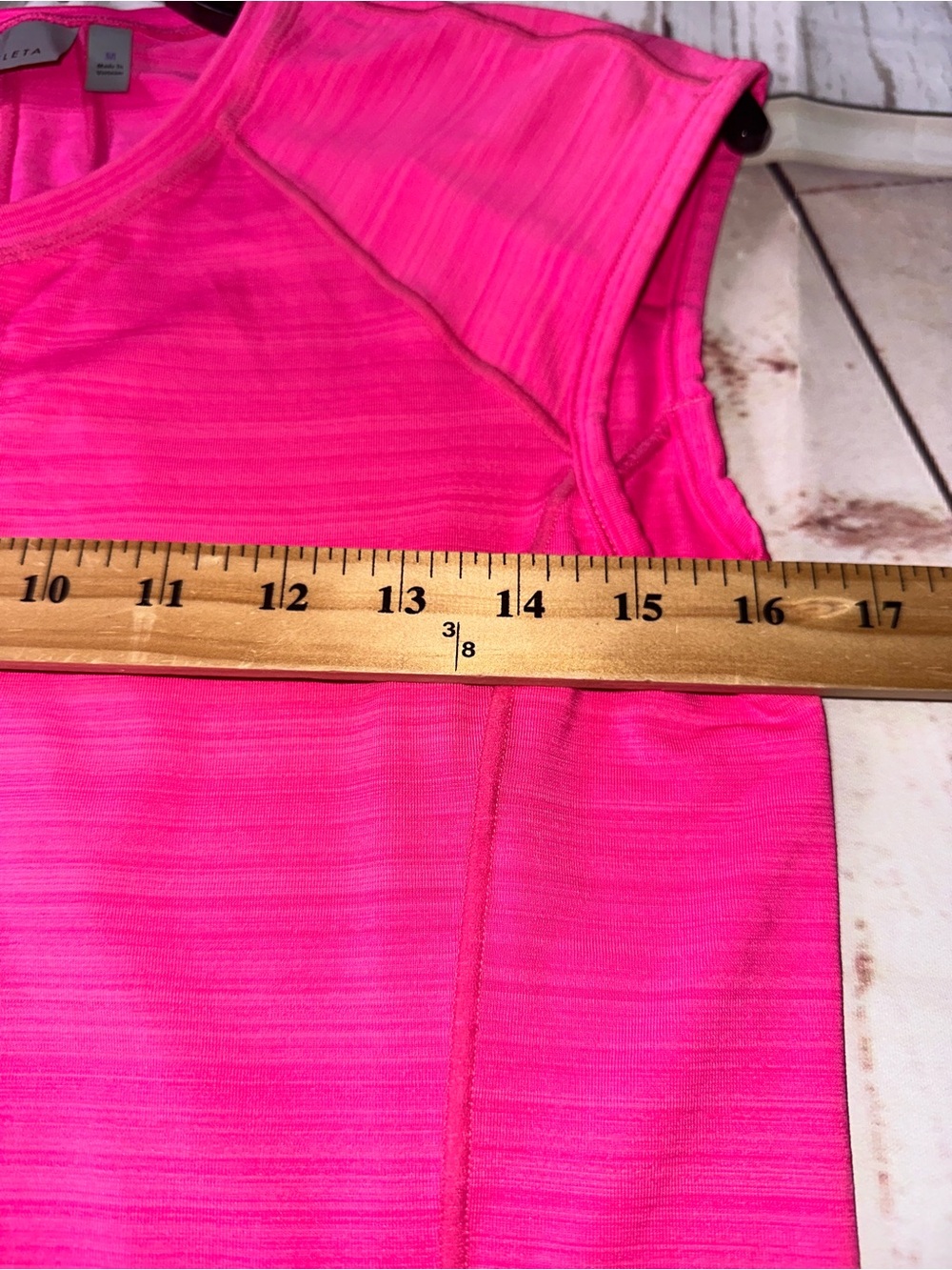Athleta Hot Pink Zip-Front Performance Tank - Picture 5 of 13